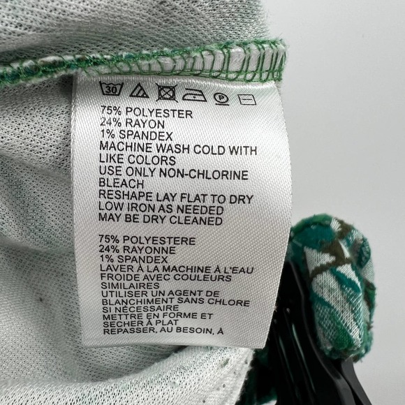 Urban Outfitters Women's Green Tropical Leaf Pants Size Small - Picture 4 of 4